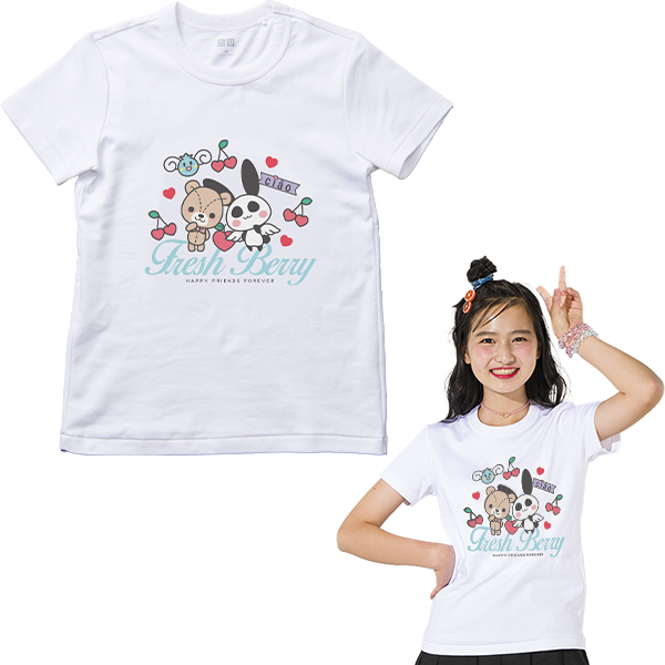 【ちゃおTシャツデザイン募集グランプリ作品】チェリーTシャツ